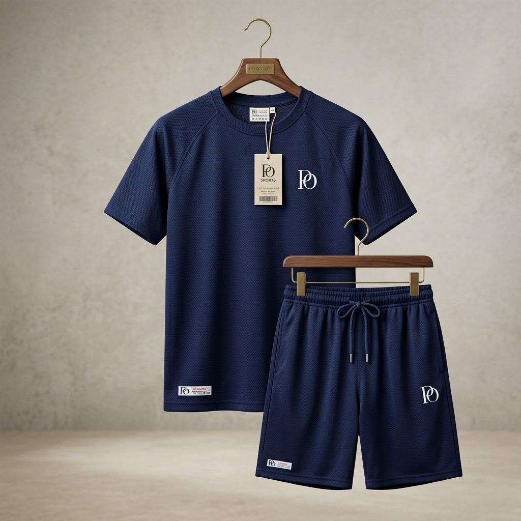 Prime Outfitter Premium Navy Blue Nikar Shirt – Elegant Summer Collection