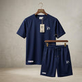 Prime Outfitter Premium Navy Blue Nikar Shirt – Elegant Summer Collection